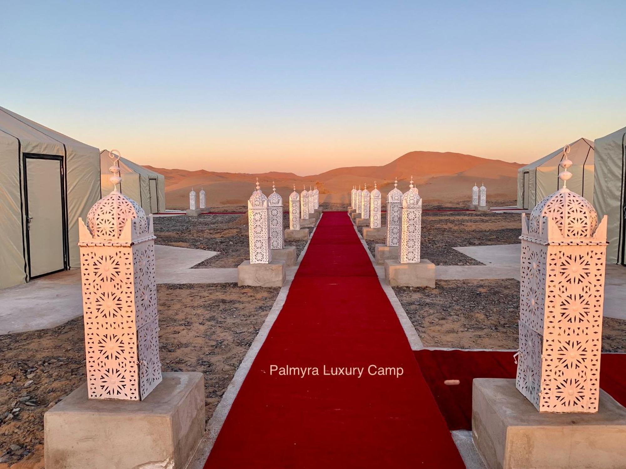 Hotel Palmyra Luxury Camp Merzouga Exterior foto